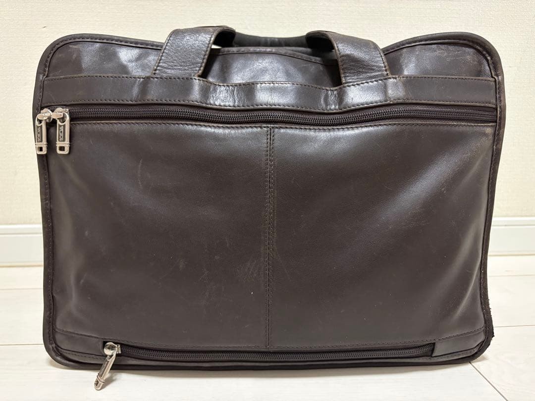 TUMI Briefcase Business Bag All Leather Brown