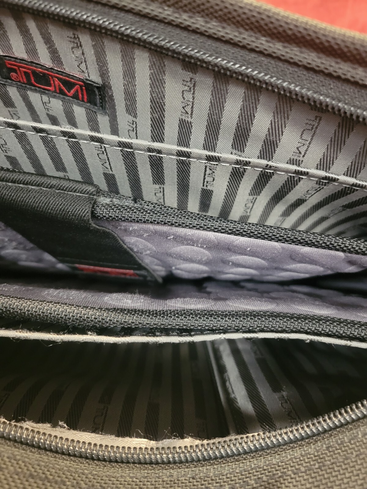 TUMI Alpha Black Ballistic expandable Laptop Business Briefcase 26041D4