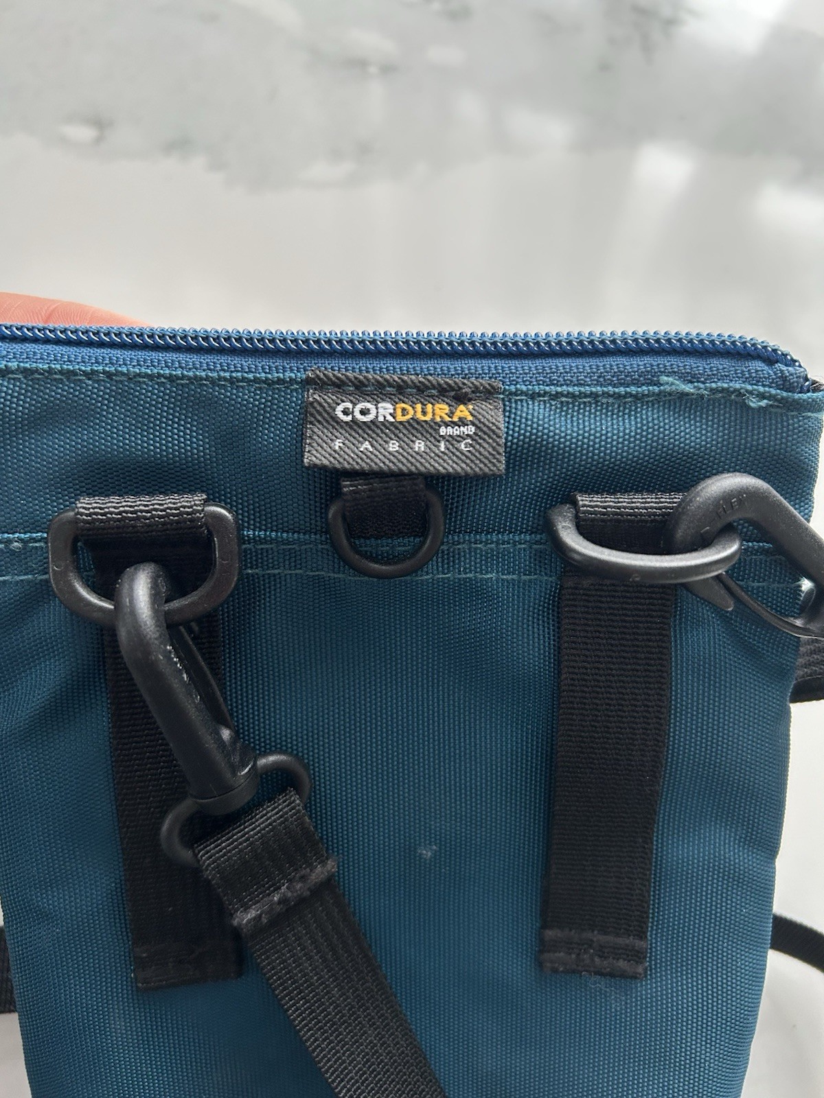 FW19 Supreme shoulder bag utility pouch Cordura nylon teal