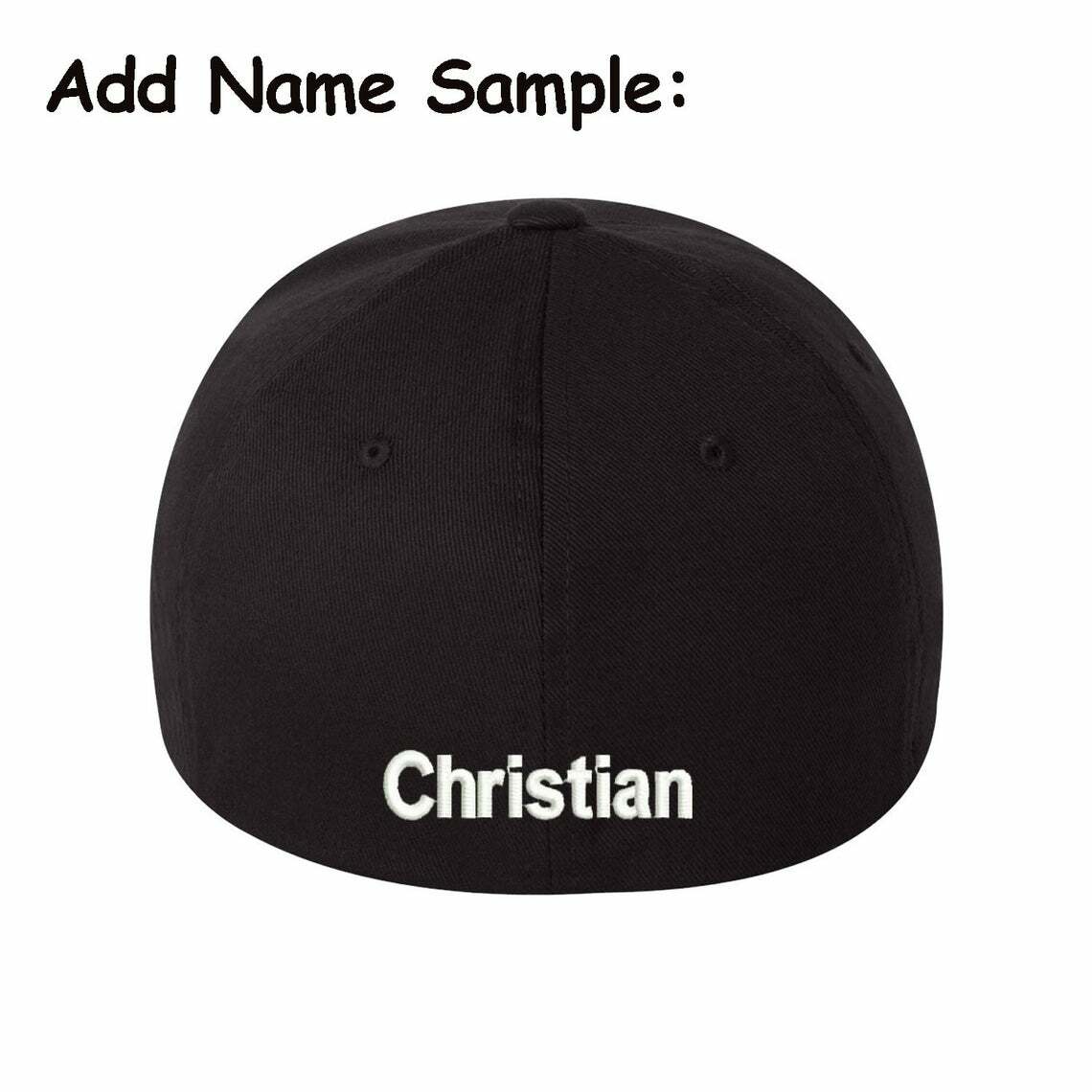 Officially approved by NASA logo embroidered flexfit flex fit baseball cap