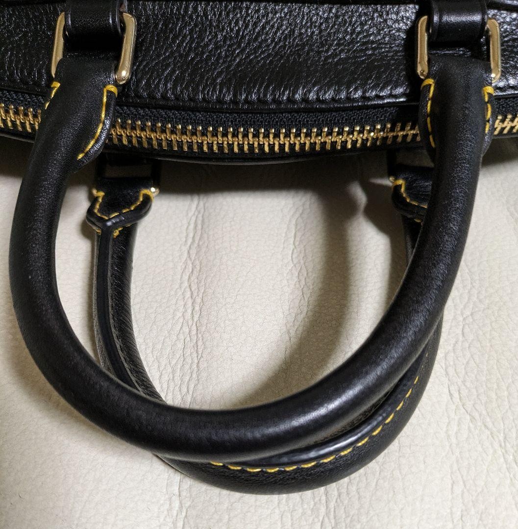Dooney & Bourke Black Leather 2-Way Tote Shoulder Bag 17x12x6 Inches