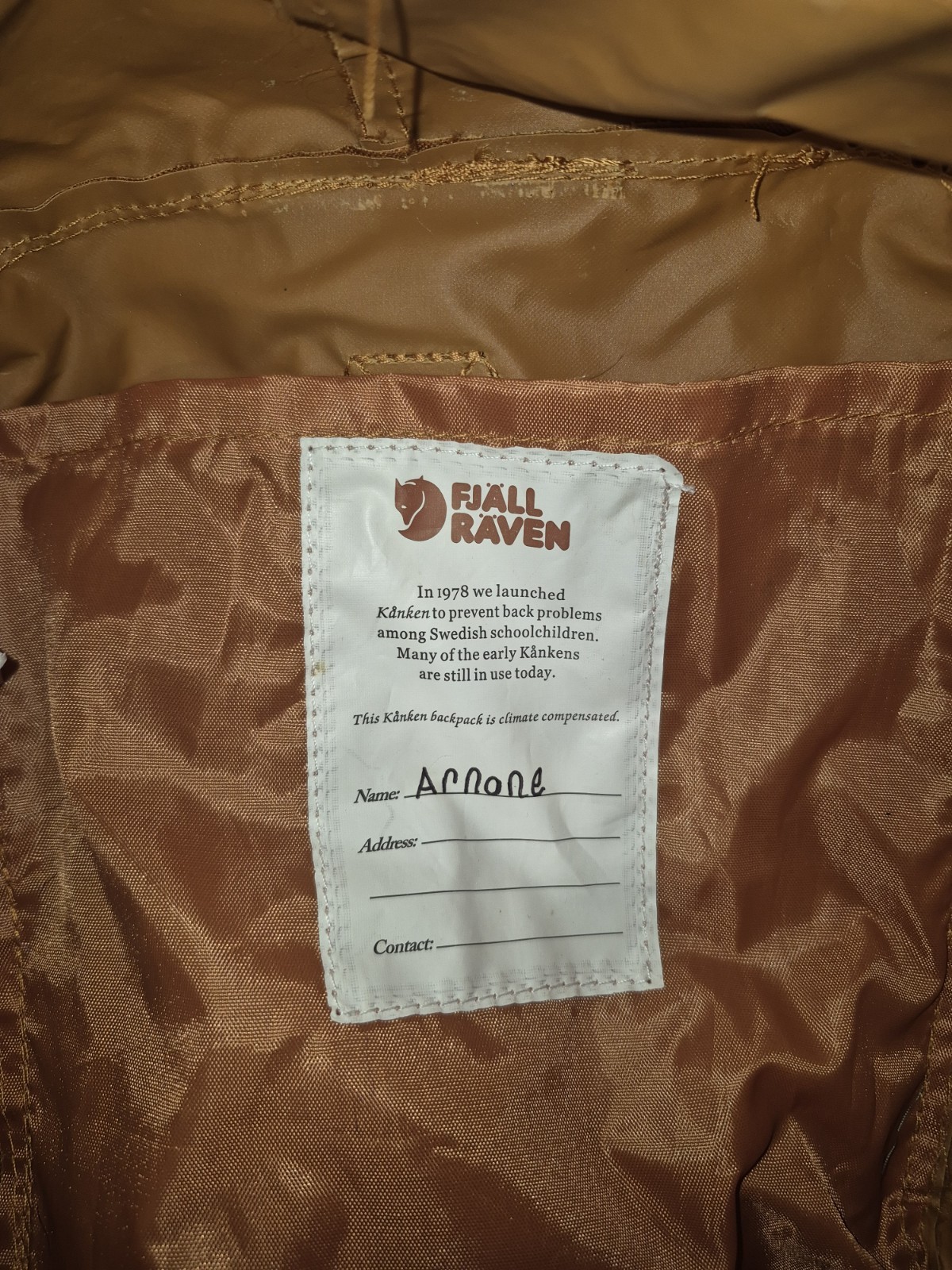 Fjallraven Kanken Mini Backpack Brown 7L Classic School Travel Daypack Sweden