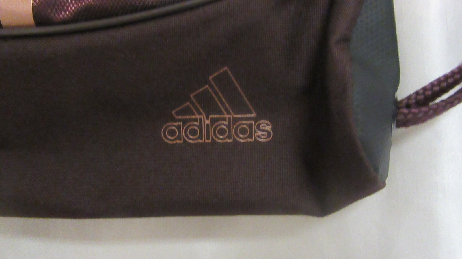 ADIDAS ALLIANCE II SACK PACK (BACK PACK) NEW W/T SHADOW BROWN/GOLD LIGHTWEIGHT