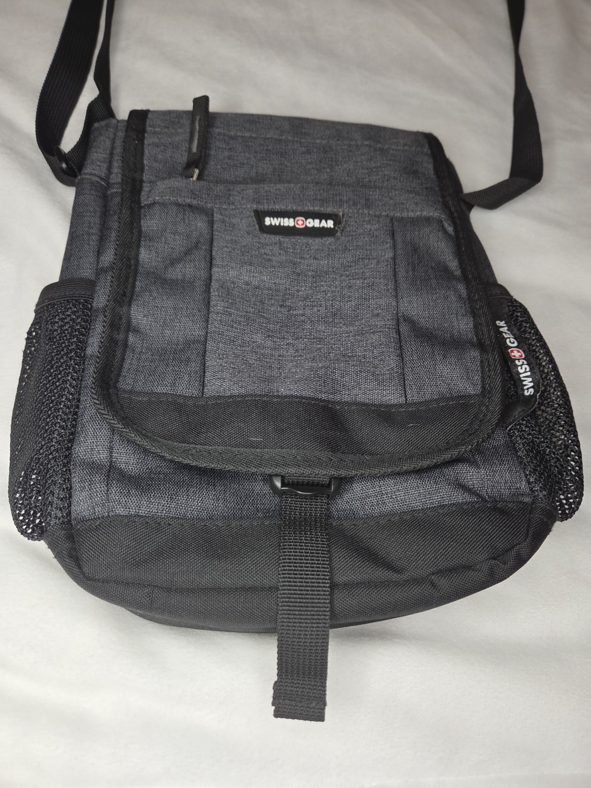 Swissgear Messenger Sling Bag Black /Dark Gray Pre-owned