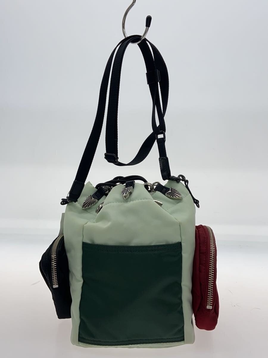Authentic Porter x Toga Shoulder Bag Green 11.5cm Depth 22cm Height 16cm Width