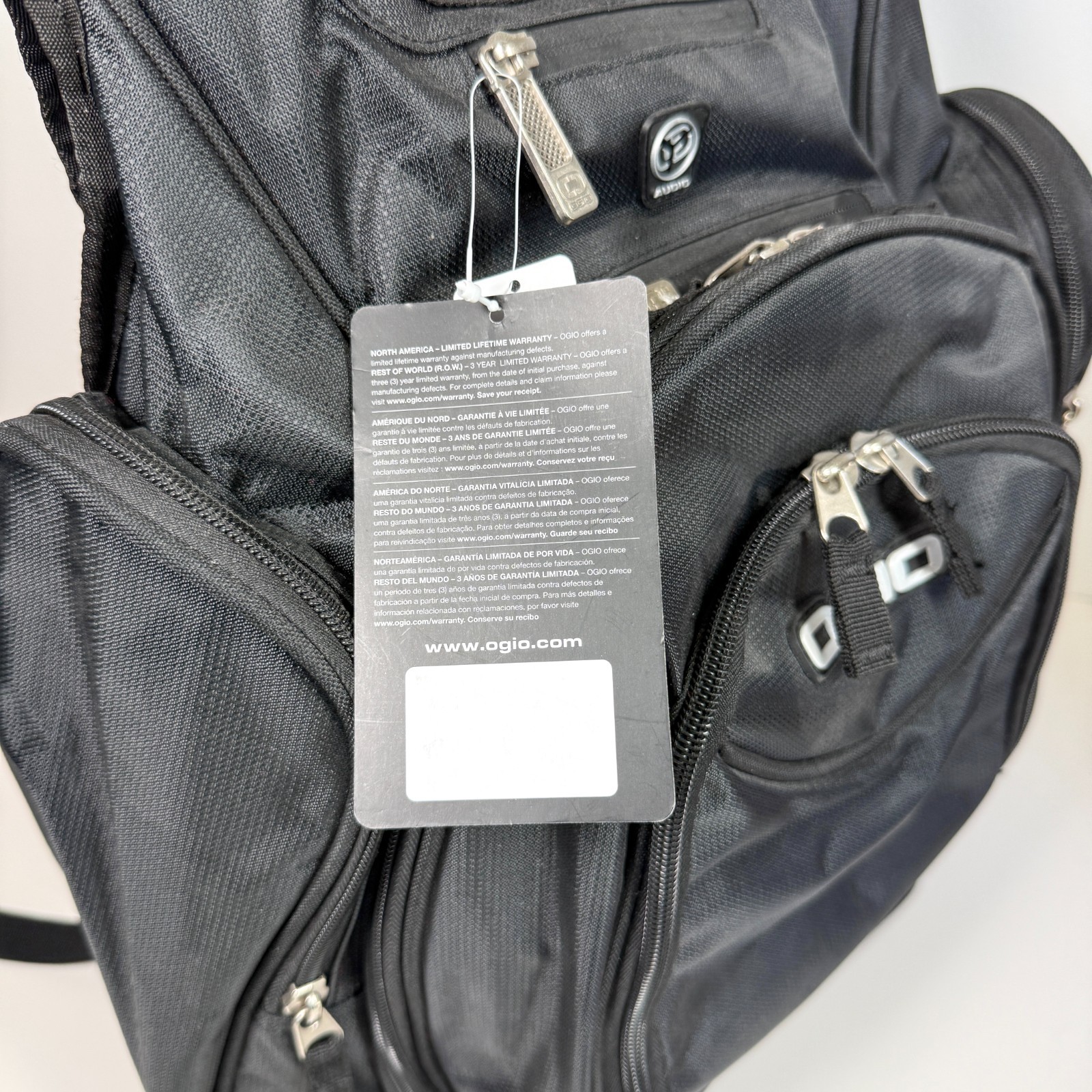 🔥 OGIO Metro Street Black Backpack w/ Audio Tech Laptop Pockets READ