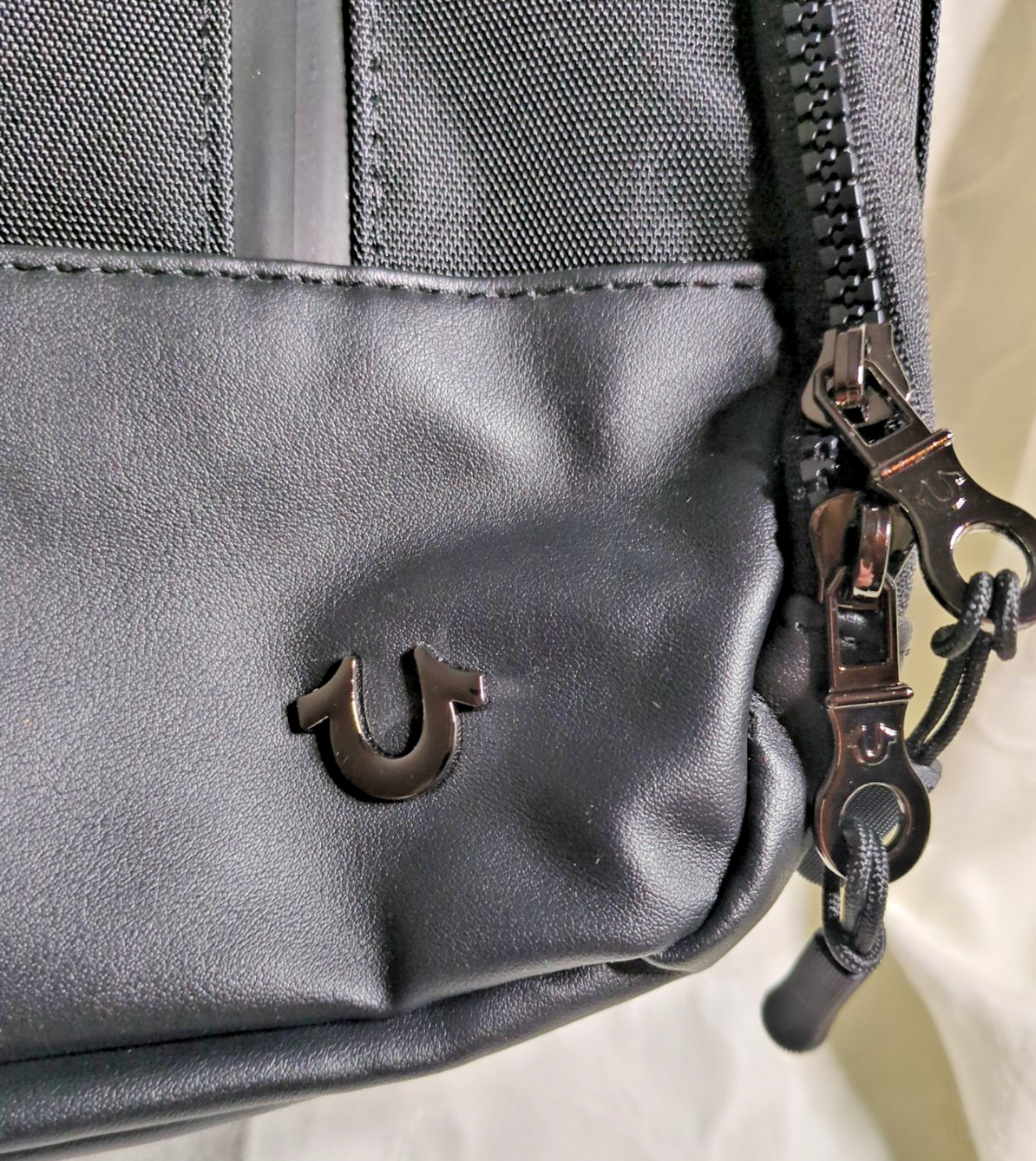 True Religion Commuter Backpack Dome Style Black Brand New with Tags TR105081