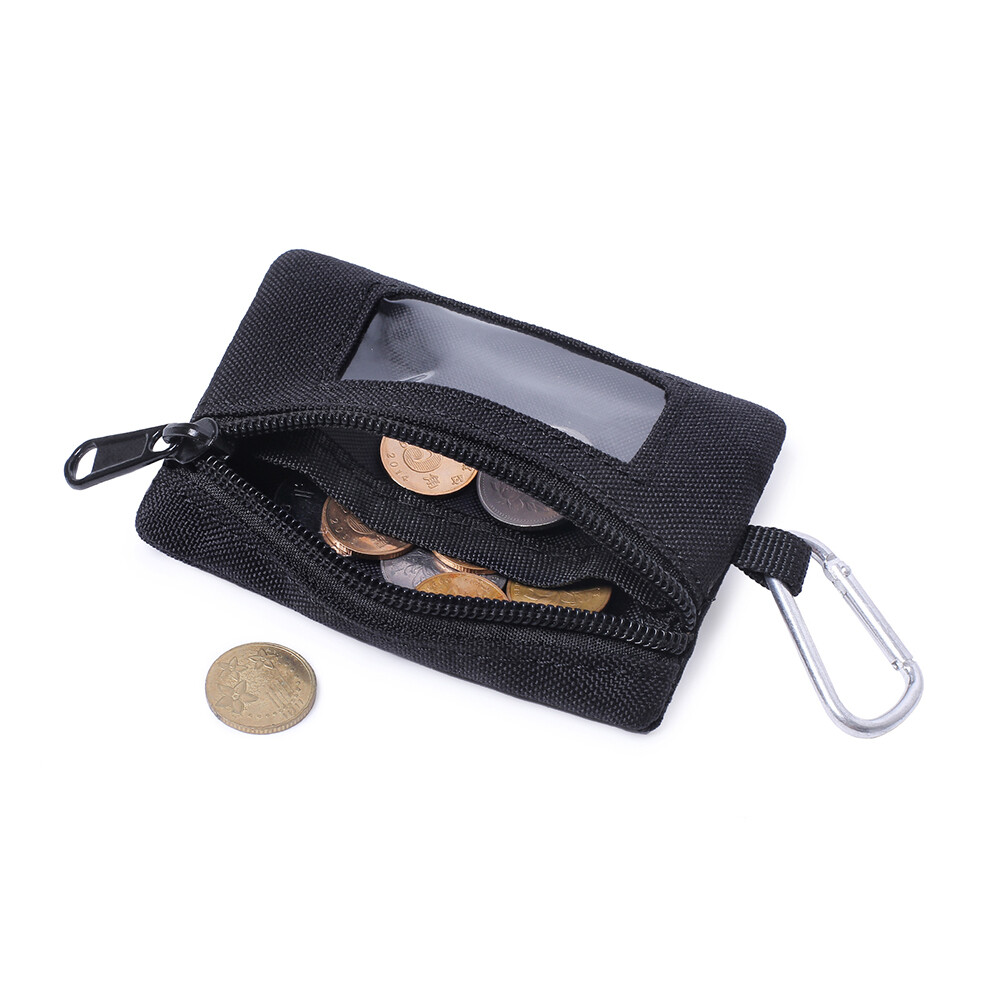 Tactical Wallet Molle Pouch Portable Key Card Case Outdoor Sports Coin Purse Bag