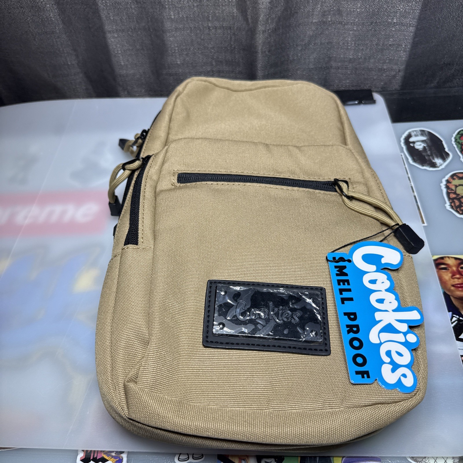 COOKIES – NOIR SMELL PROOF SHOULDER BAG -NWT