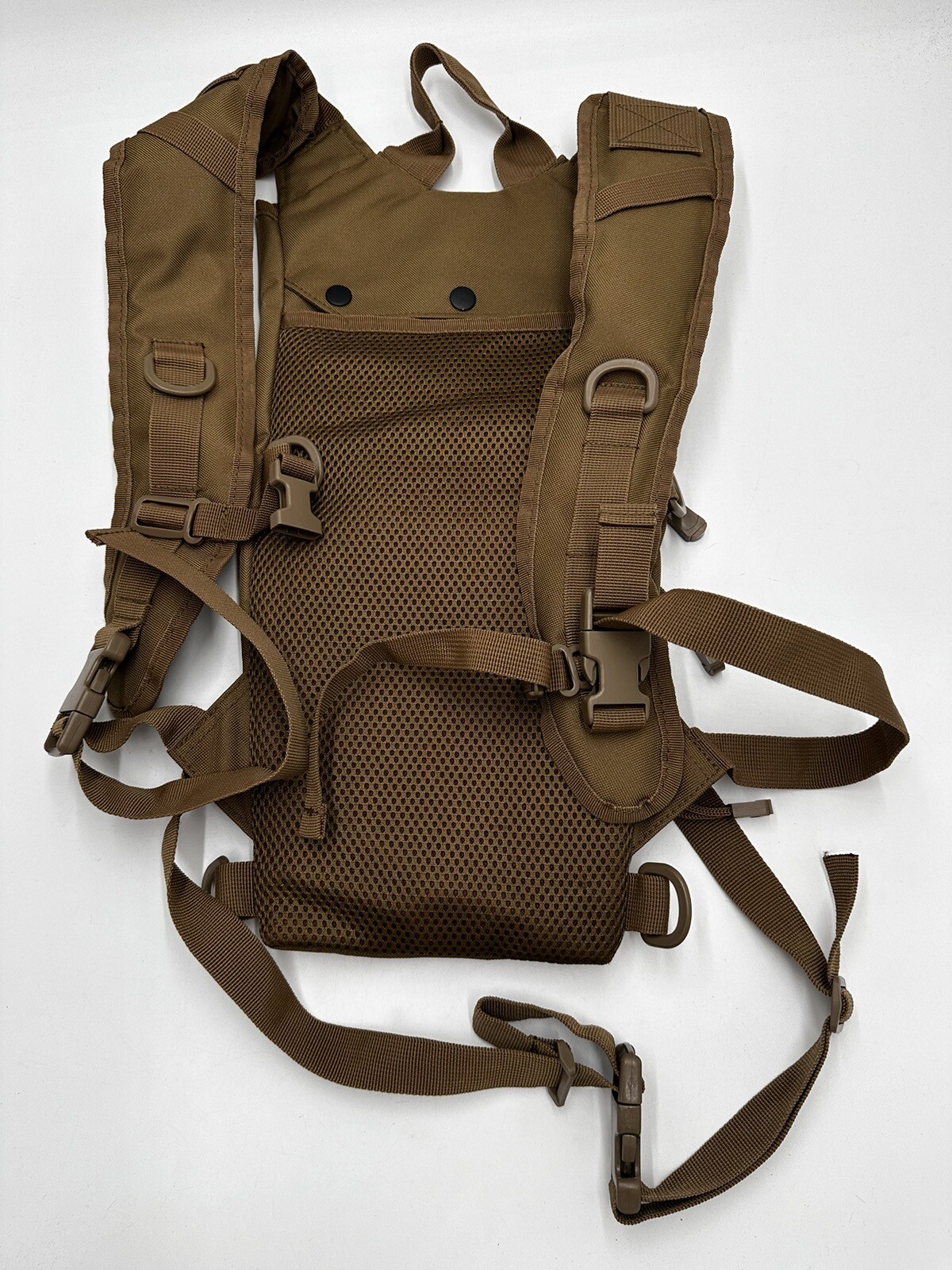 Echo Sigma Military Style Backpack Tan/Beige Compact Carrying Pouch American Fla