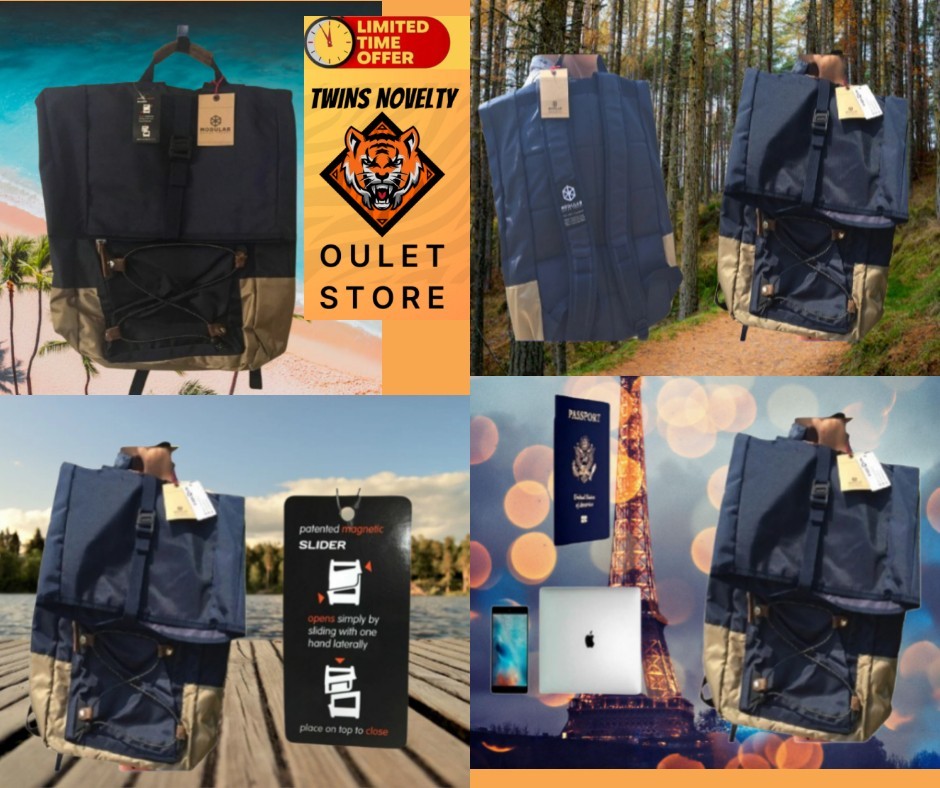 25L Backpack Tactical Hiking Camping Bag Rucksack Travel Outdoor MODULAR BLUE