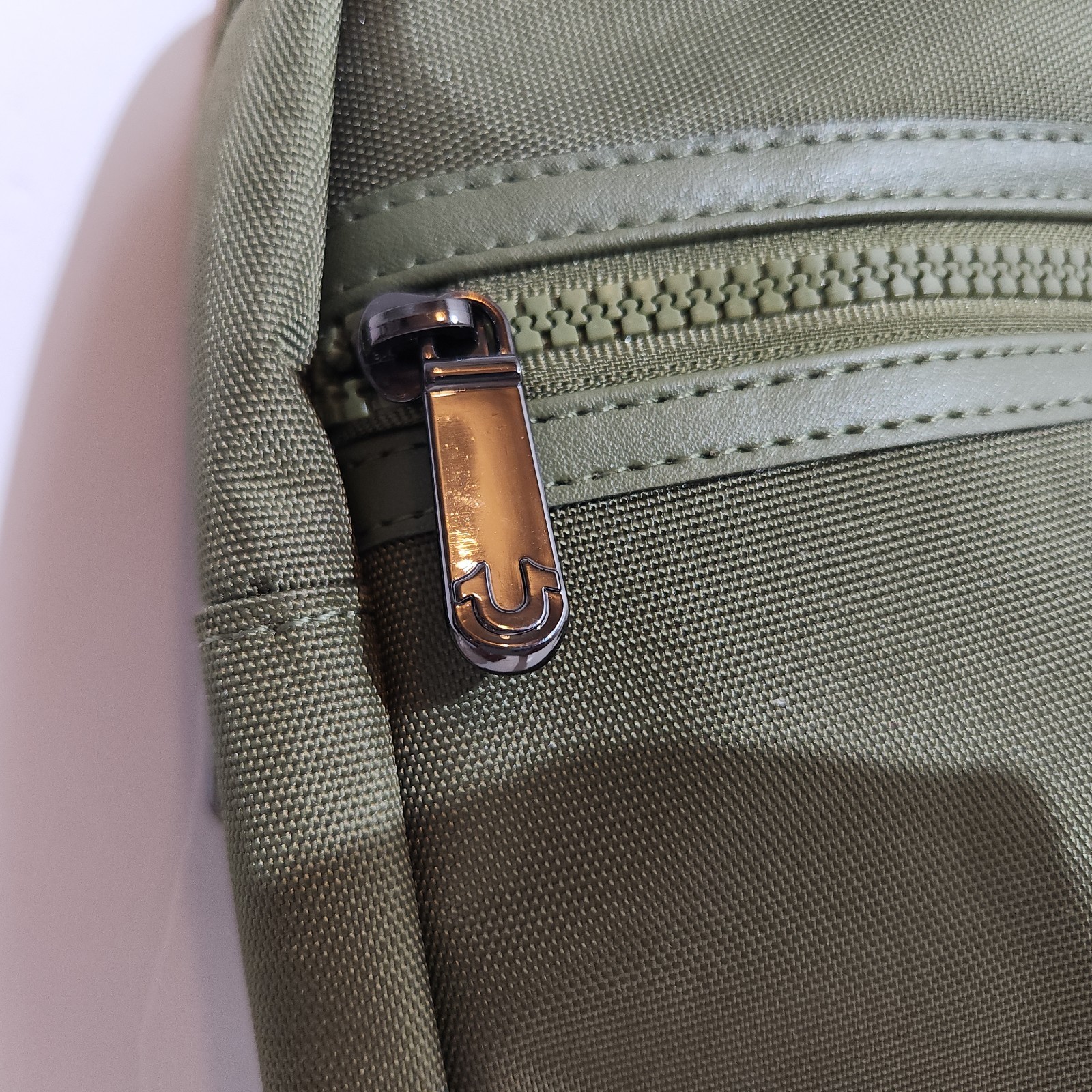 True Religion Buddha Patch Unisex Olive Green Crossbody Bag TR104144
