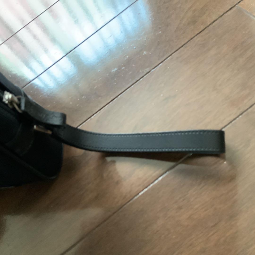 MONTBLANC Coco Meister second bag, handbag Leather Clutch Bag Black Used