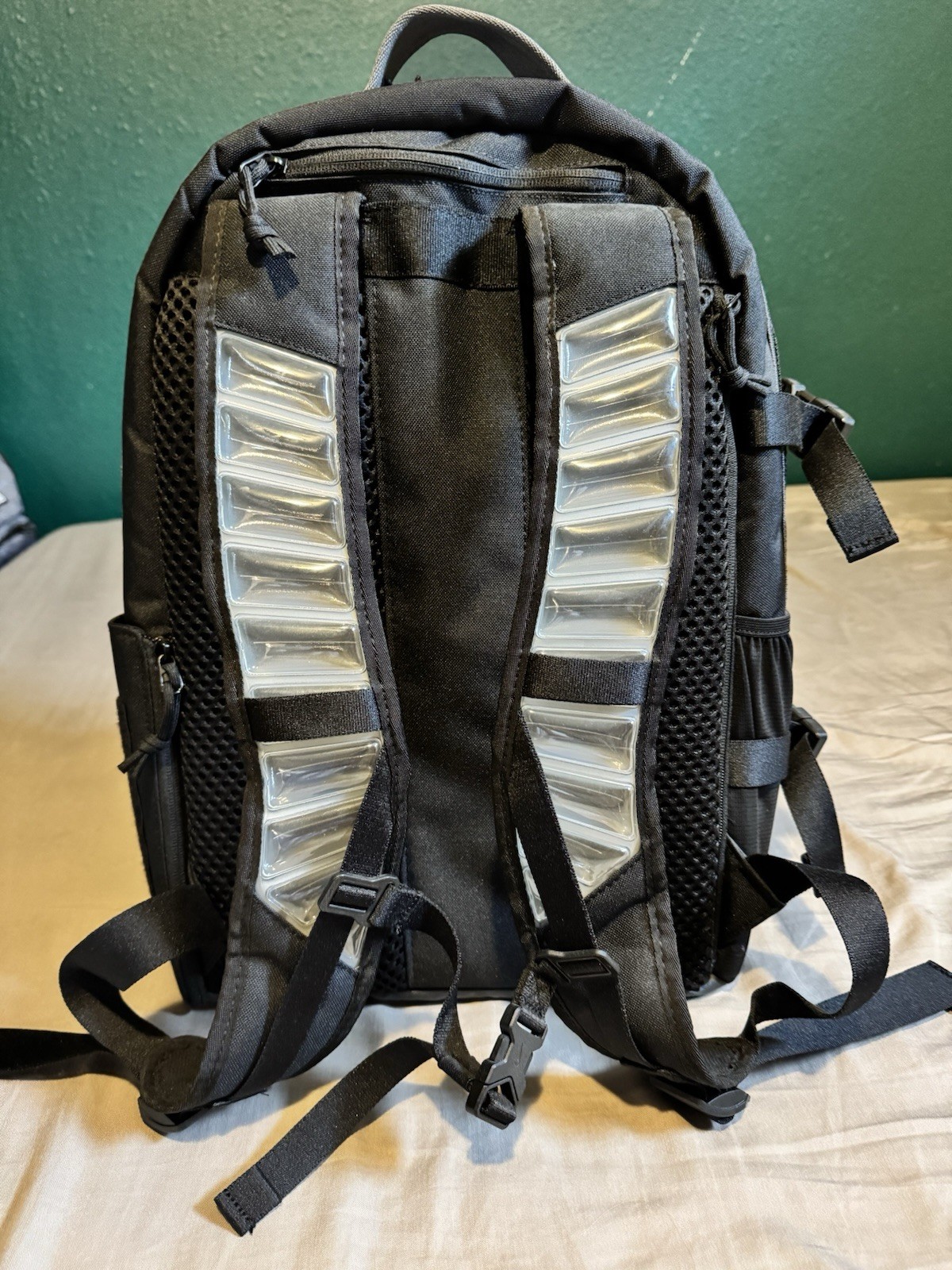 NWT Nike Utility Power Backpack Custom 🔥RIP CITY logo Trailblazers Blk On Blk