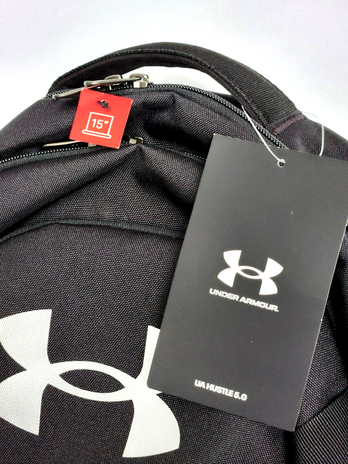 Under Armour Hustle 5.0 Storm Backpack 1361176 School Laptop UA Book Bag