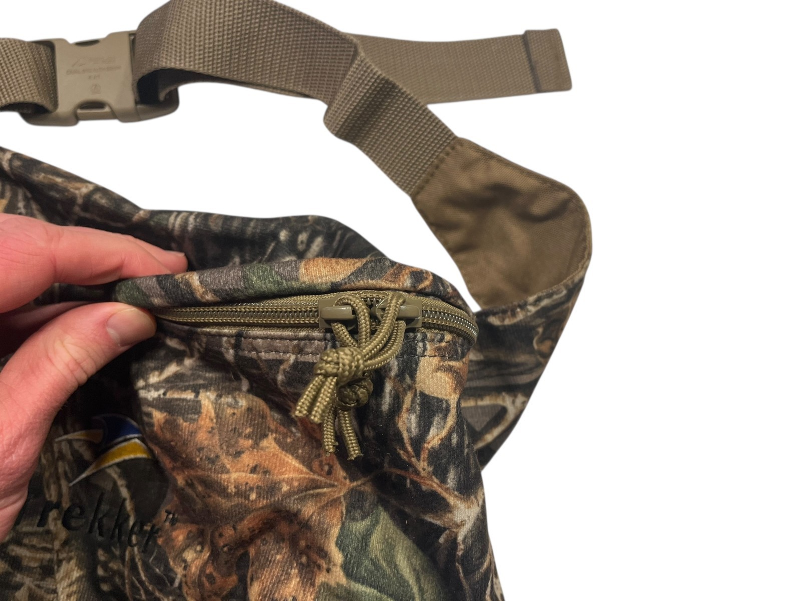 CABELA’S Brown/Green RealTree CAMO WAIST BAG Hunting Fishing Hike Gym Fanny Pack