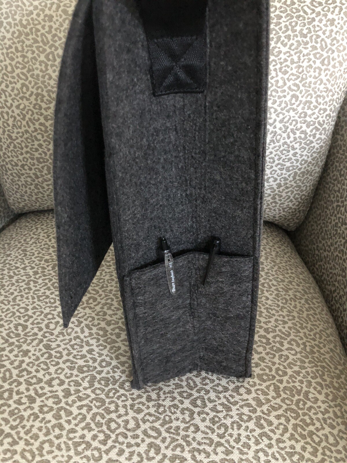 Paul Mitchell Gray Flannel Messenger Bag – Stylish and Functional! Unisex!