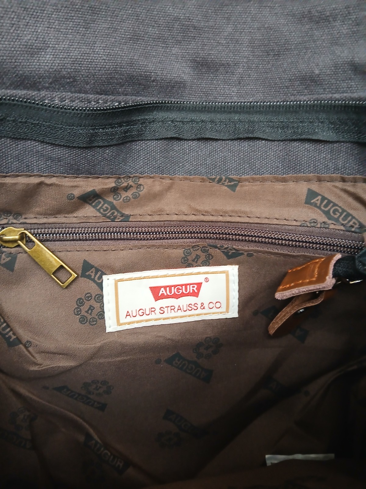 Augur Strauss & CO Canvas Messenger Bag Egoelife