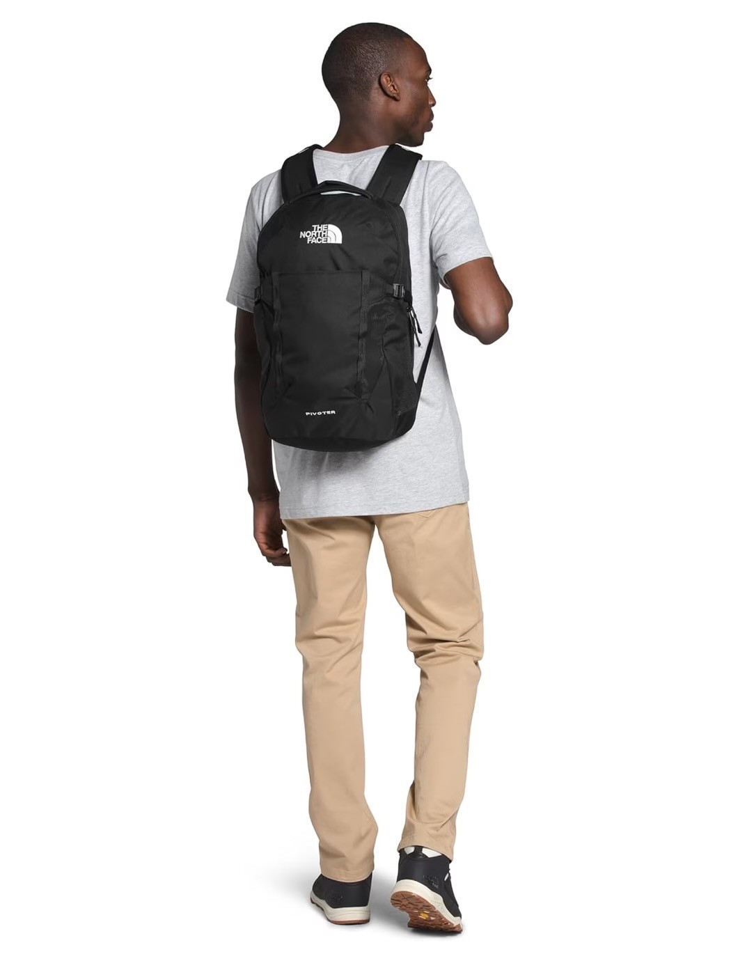 The North Face Backpack, Pivoter Laptop School Black OS