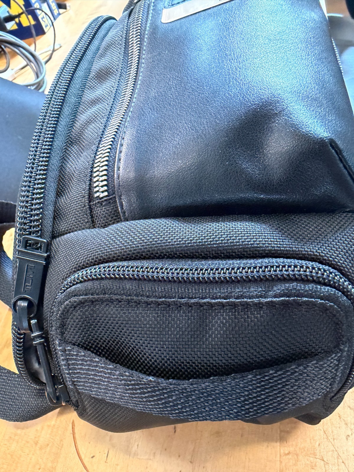 Tumi Alpha Bravo Kelley Chest Pack Sling Bag Black