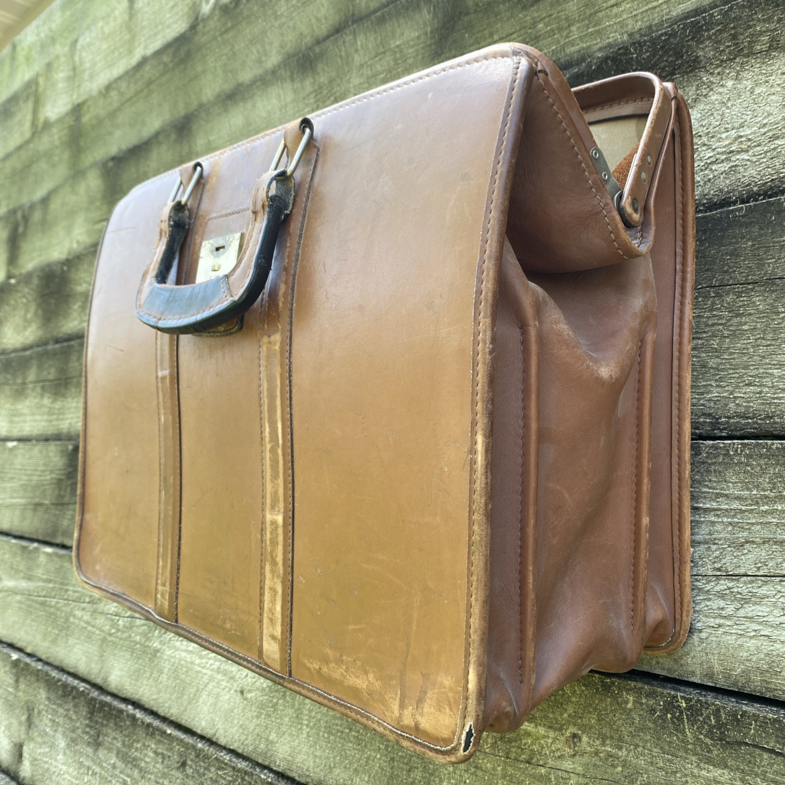 Vintage Coach All Leather Briefcase Style 5420 RARE