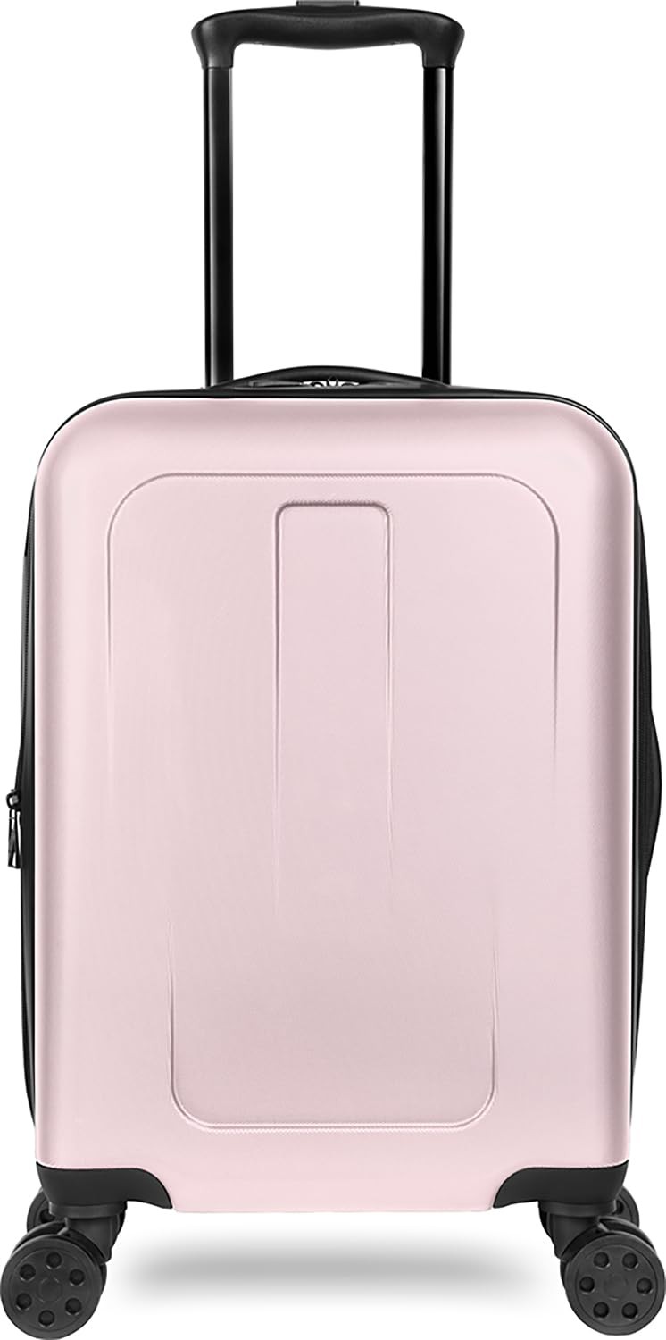 TOTAL TRAVELWARE Passage Expandable Hardside Spinner Pink Carry On 19 Inch U3