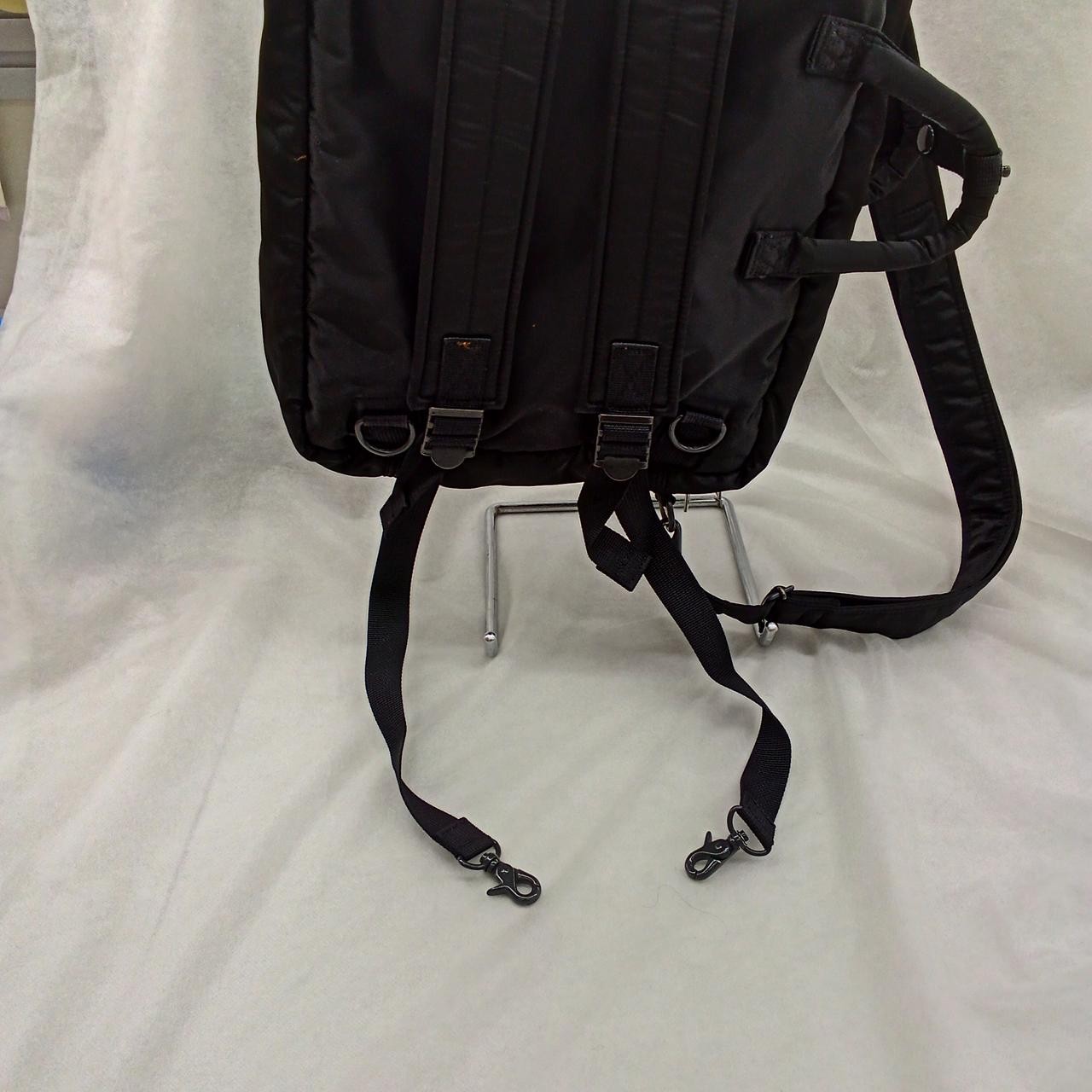 PORTER YOSHIDA TANKER 3way business bag briefcase shoulder Backpack Black Very G