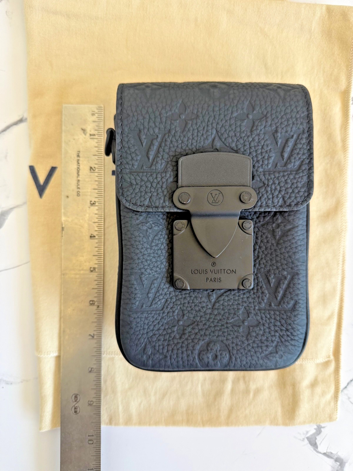 Louis Vuitton S-Lock Vertical Wearable Wallet Side Bag – Taurillon Monogram