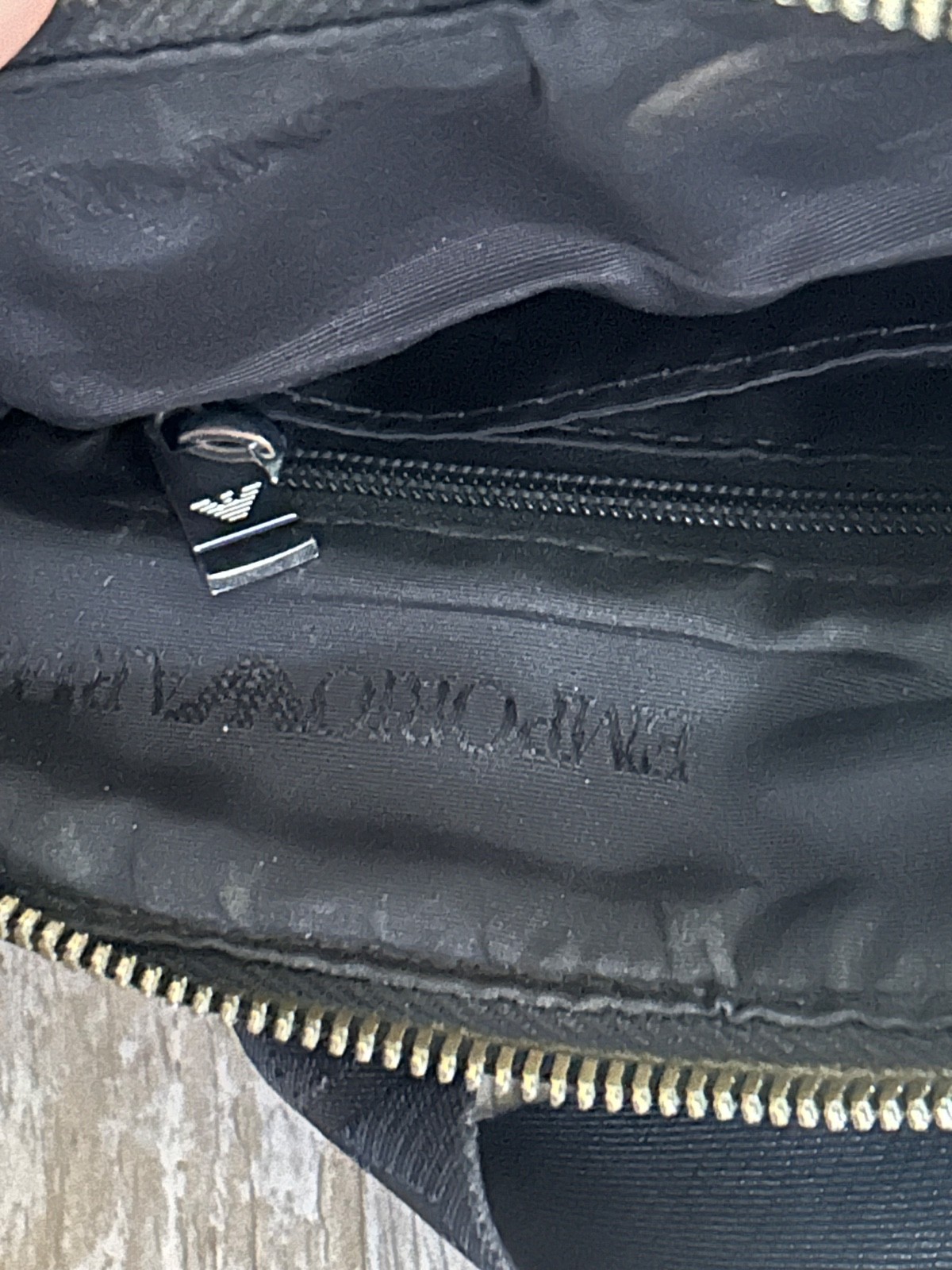 Emporio Armani Men’s Leather Black Shoulder Bag