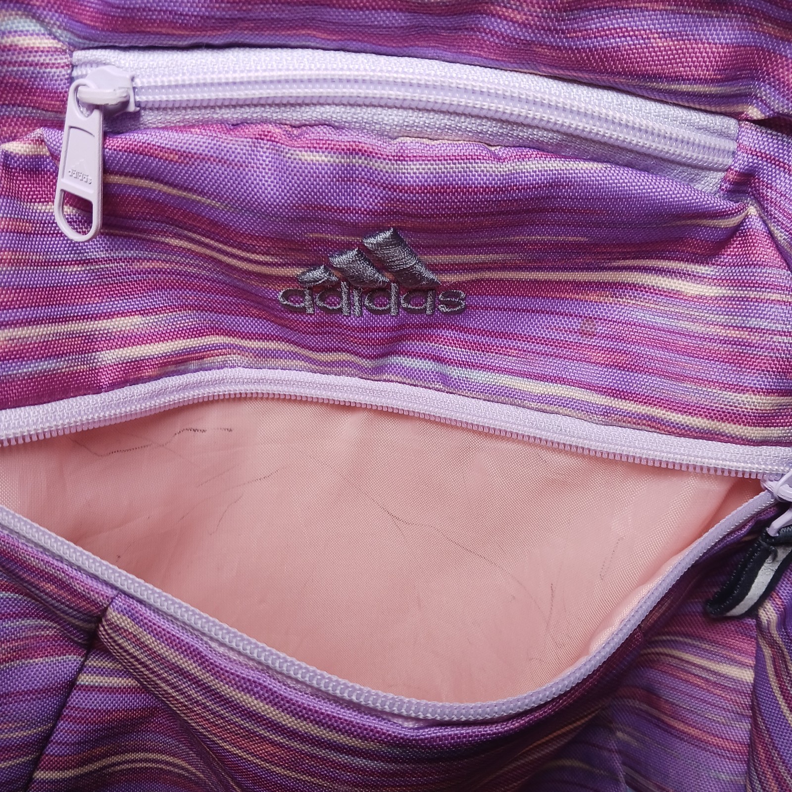 Adidas Foundation 6 Backpack Large Purple Pink Stripe Colorway 977615-AD 2020