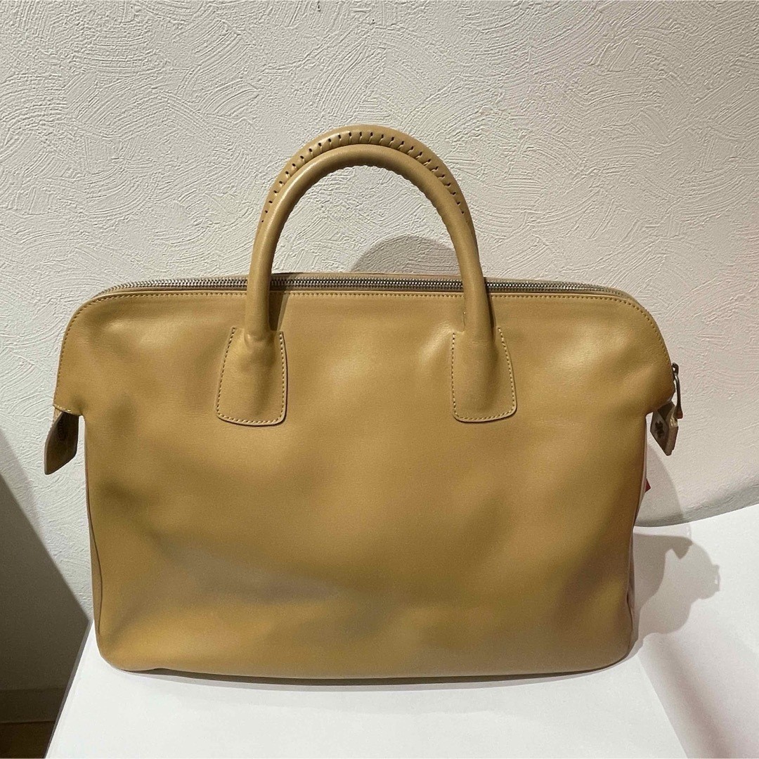 BALLY PONTBEL Briefcase with Shoulder Strap Cowhide Leather Bag 39.5×28×13cm