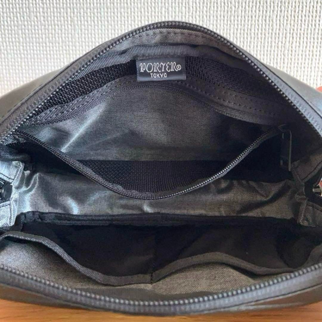 Yoshida Bag PORTER TACTICAL POUCH color Black 654-07078 logo zip fashion goods