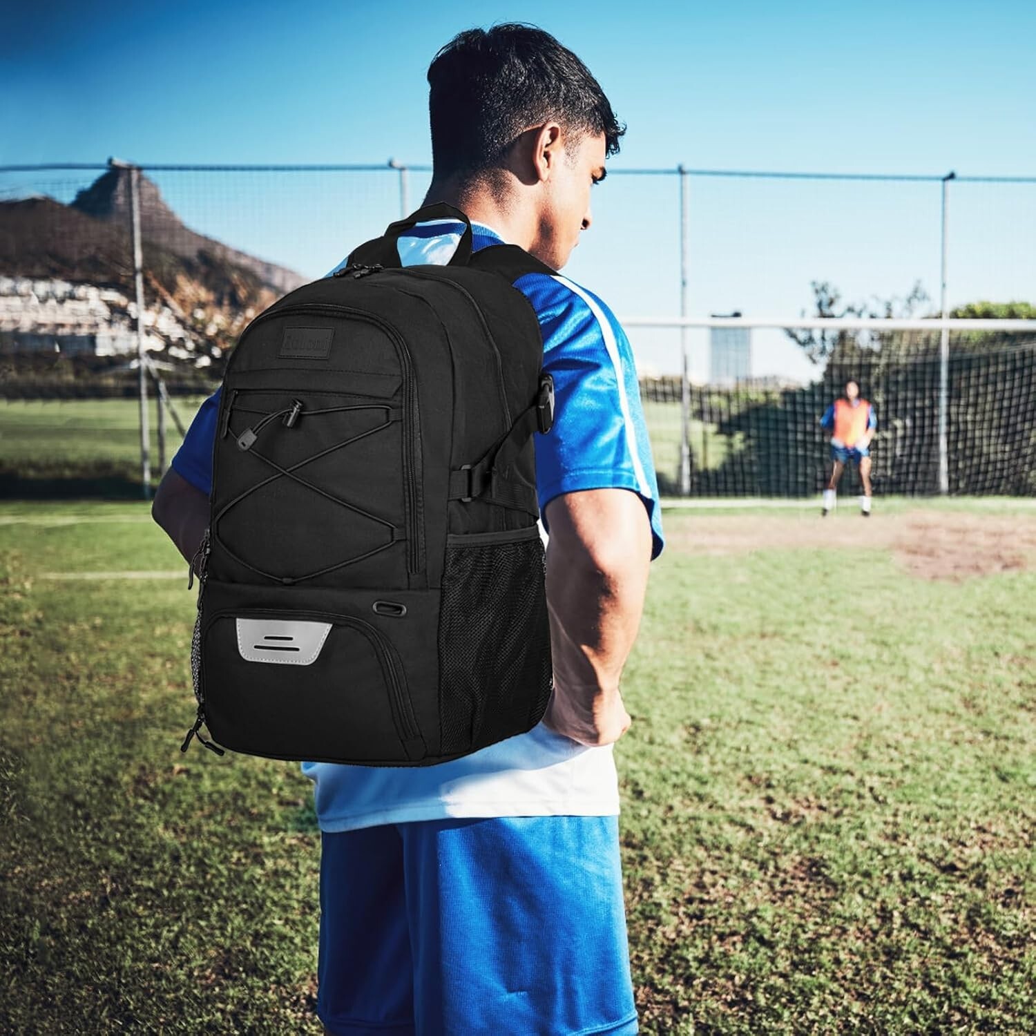 Soccer Backpack,Basketball Backpack with Ball Compartment & Shoe Compartment,Bac