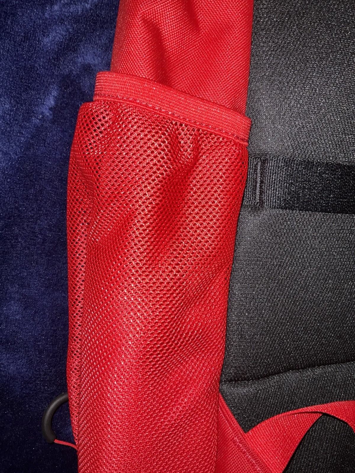 Nike Varsity Elite Backpack University Red Black Bubble Strap Basketball Bag