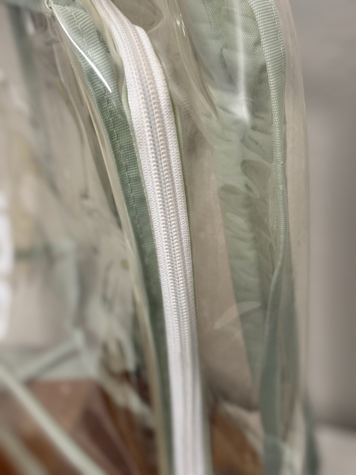 Adidas Clear Linear Backpack/Book-bag Mint Shoulder Straps