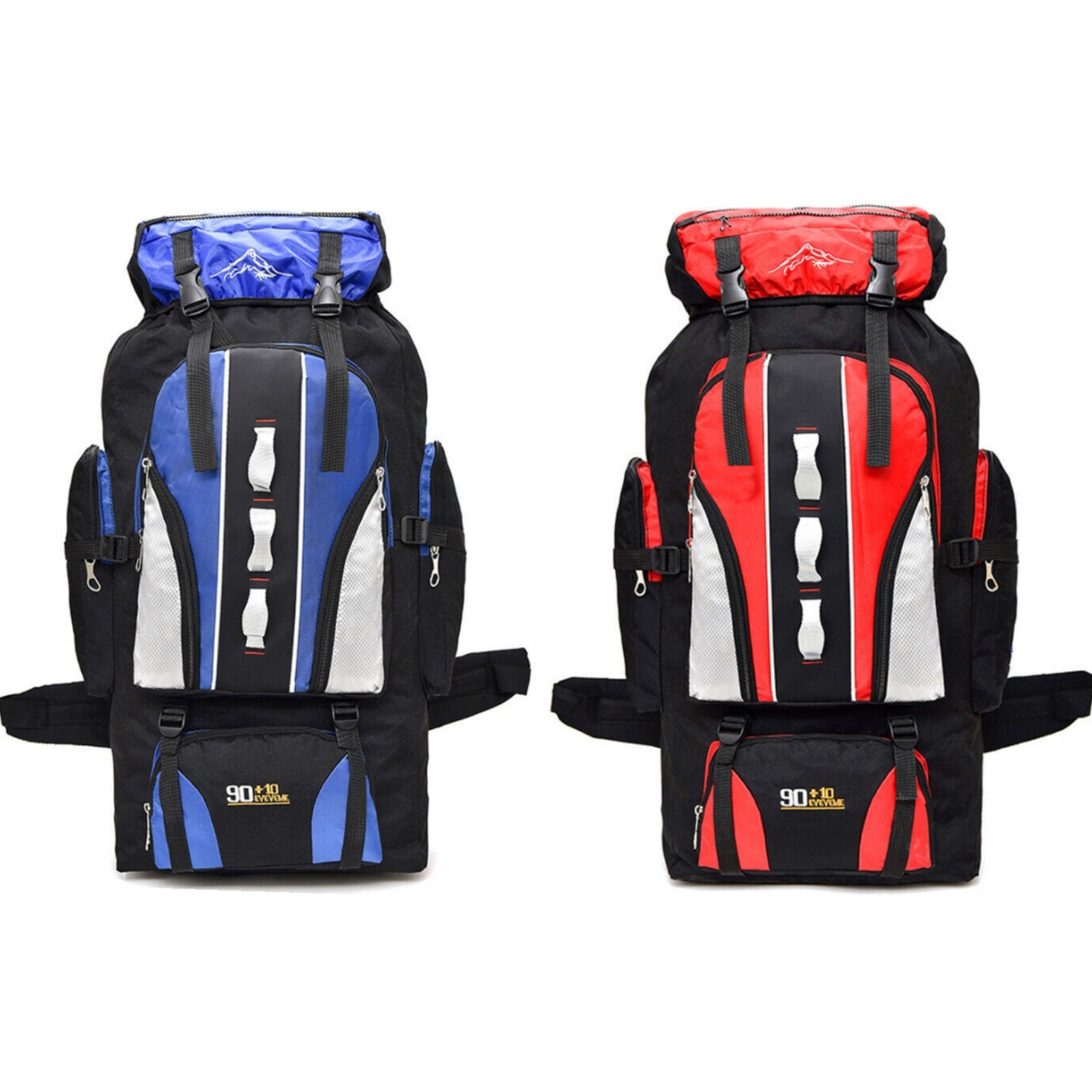 56L/80L/100L Outdoor Military Tactical Backpack Rucksack Camping Hiking Bag