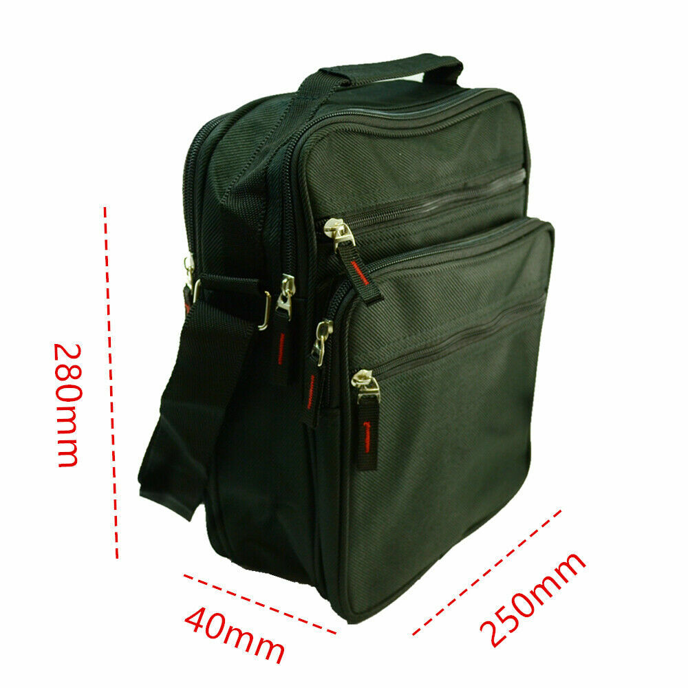 Waterproof Business Crossbody Briefcase Messenger Black Shoulder Satchel Bag