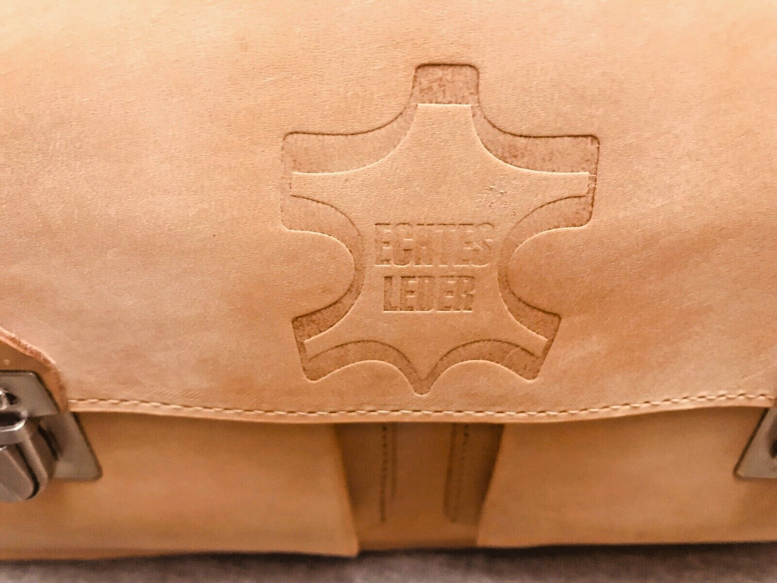 ECHTES LEDER Thick Saddle Leather Briefcase /Messenger Bag /Backpack – GERMANY