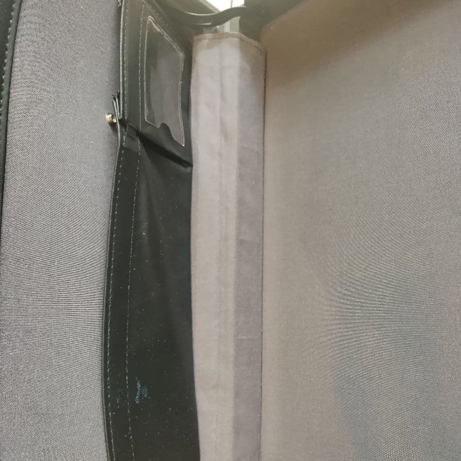 CLASSIC USA Samsonite FOCUS Hard Attache Case Khaki Gray Briefcase 3-Digit Lock