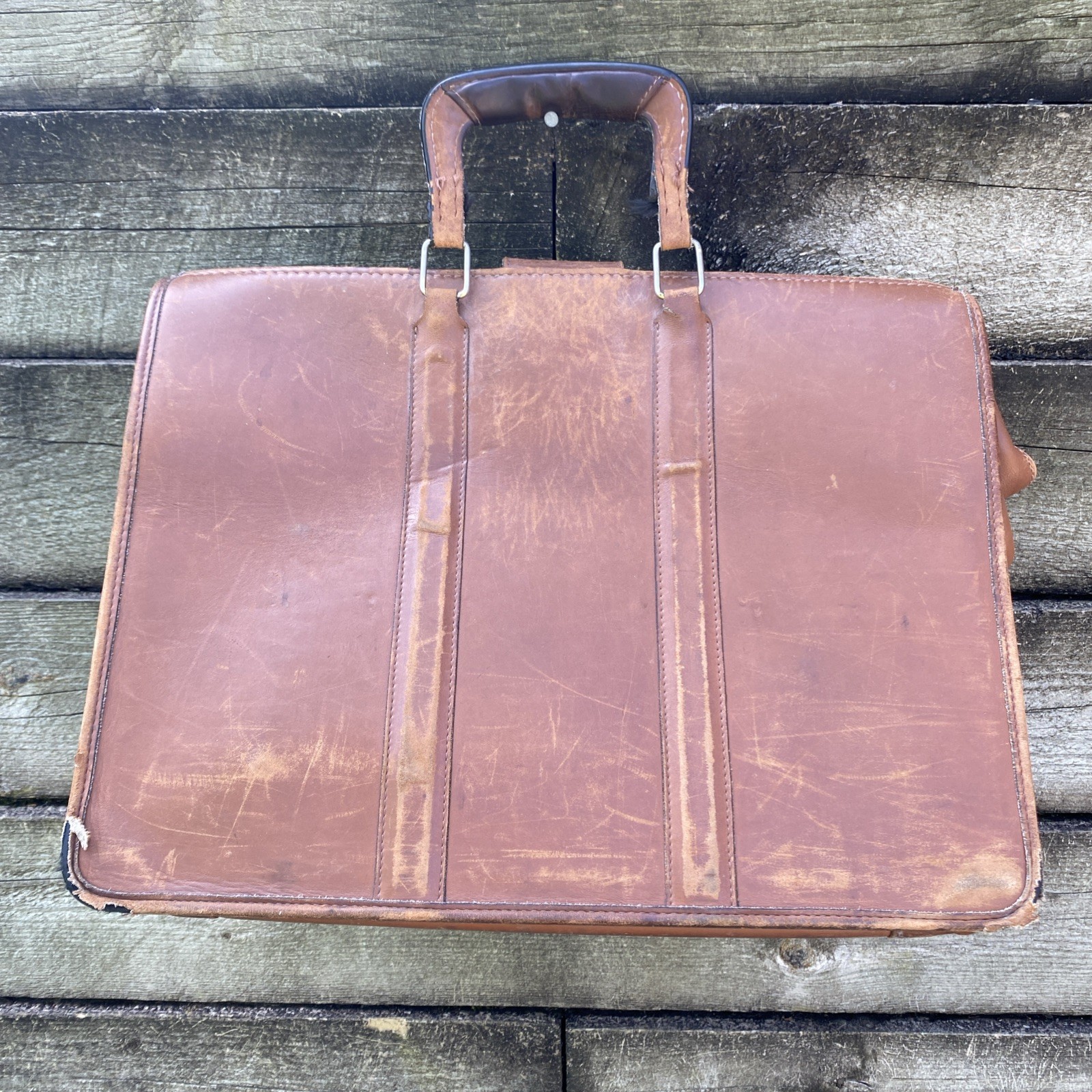 Vintage Coach All Leather Briefcase Style 5420 RARE