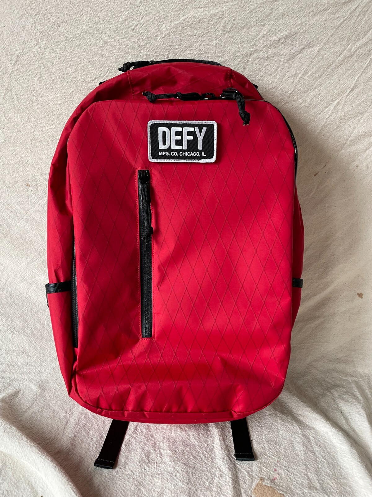 Defy Bucktown REDRUM backpack 1/1 limited XPAC laptio made in the USA w/patch