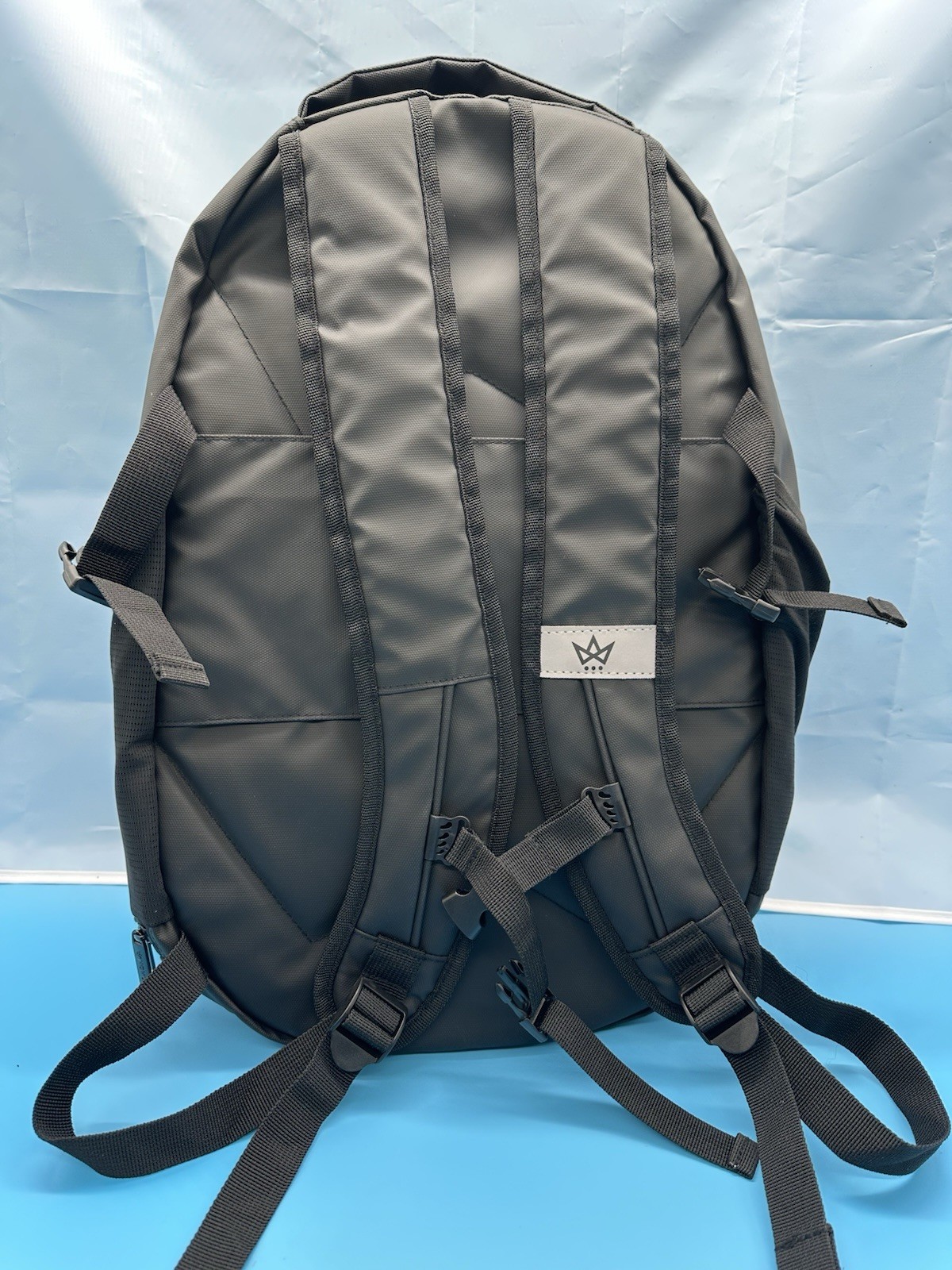 NOVUS Large Black Backpack Zip Closure with Inner & Outer Pockets Travel