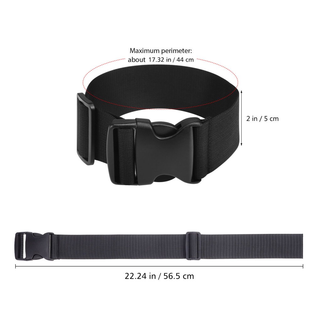 2 Count Belt Extender for Fanny Pack Strap Extenders Adjustable Bag