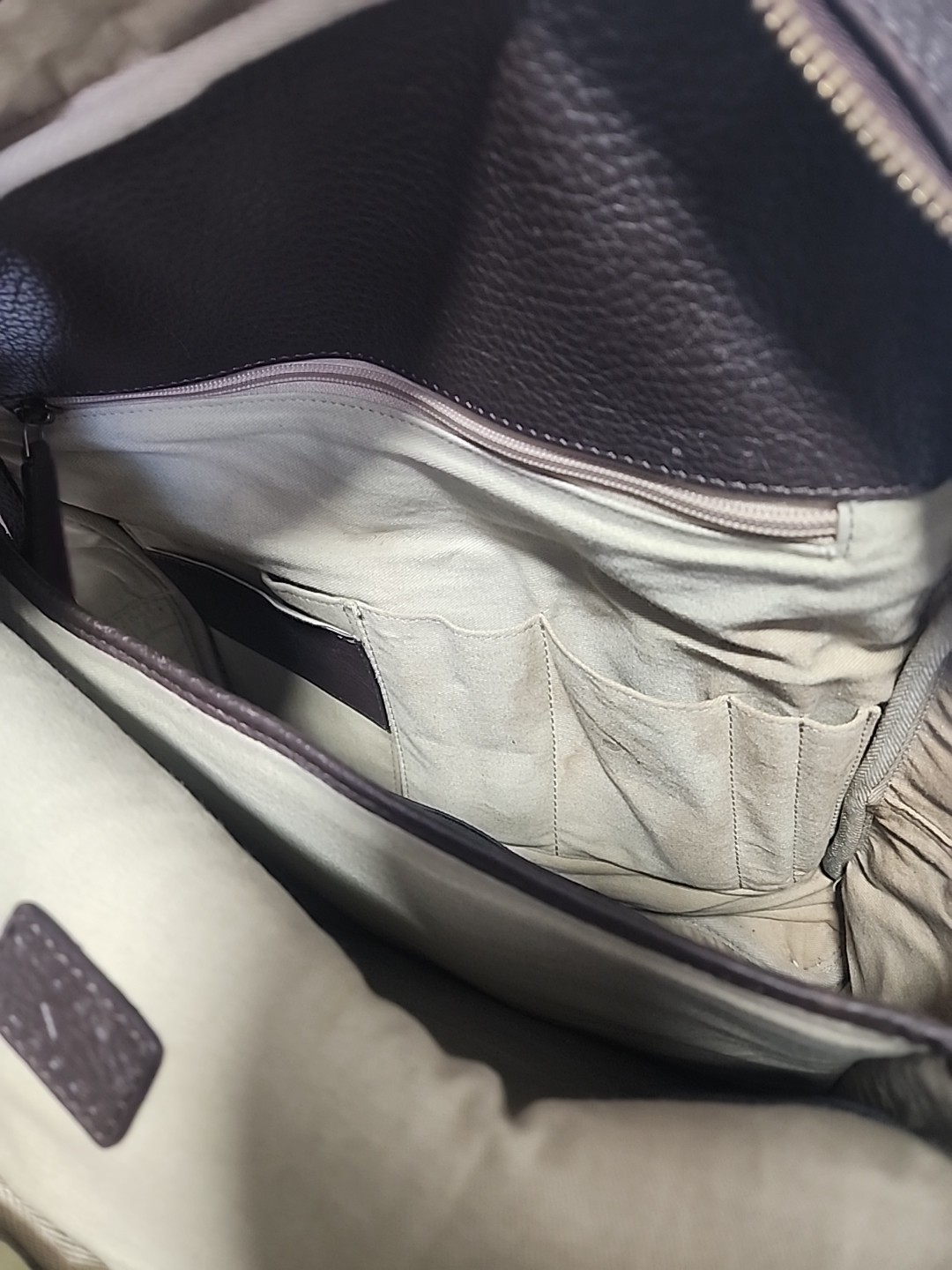 Joseph Abboud Leather Backpack (broken)