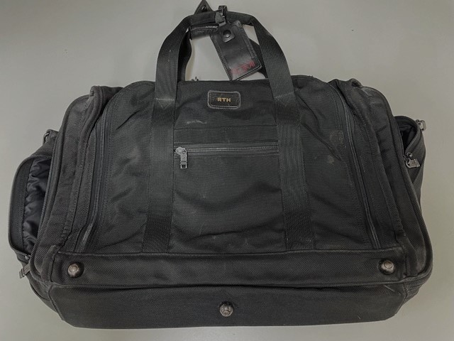Tumi Alpha 2 Black 2-Way Framed Soft Duffel Bag