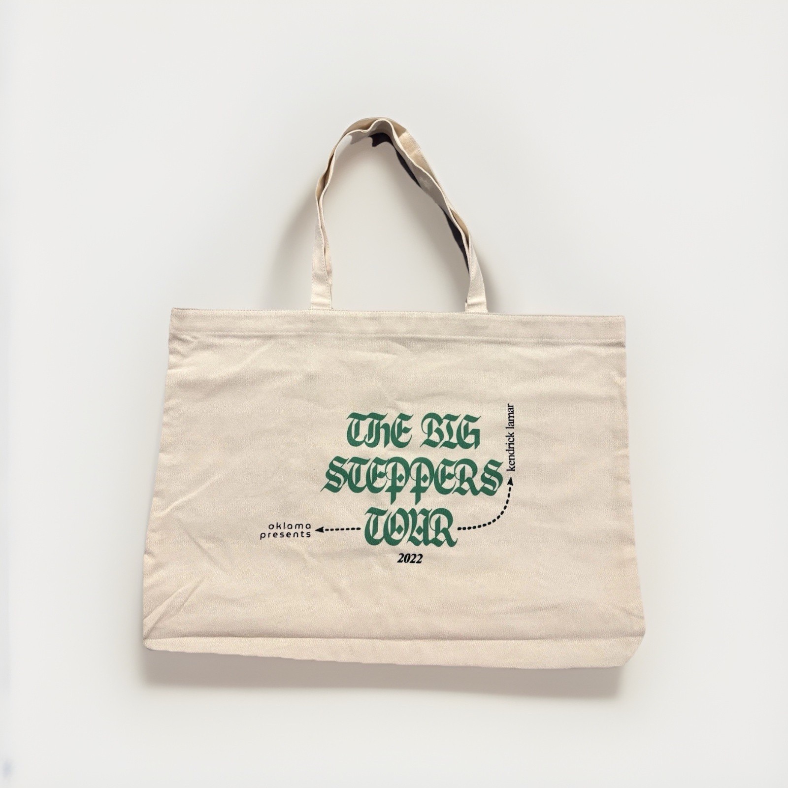Kendrick Lamar Big Steppers Tour 2022 Large Tote Bag
