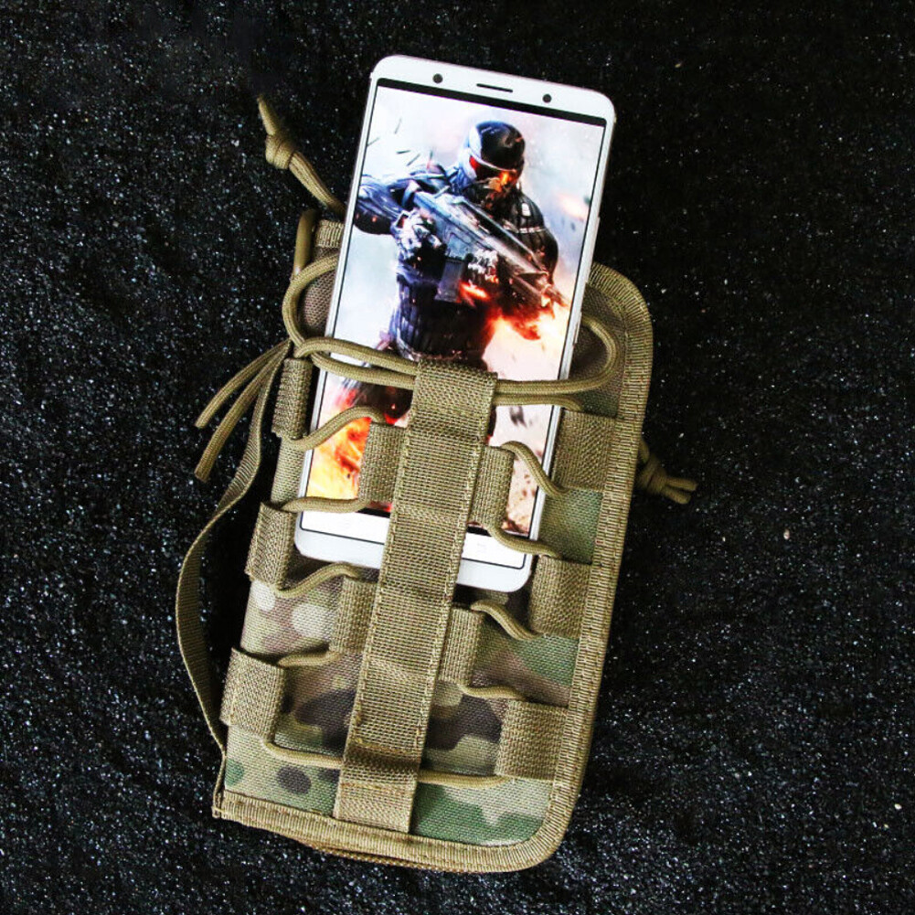 Mens Outdoor Tactical Wallet Travel Pouch Holster Bag ID Cards Key Phone Handbag