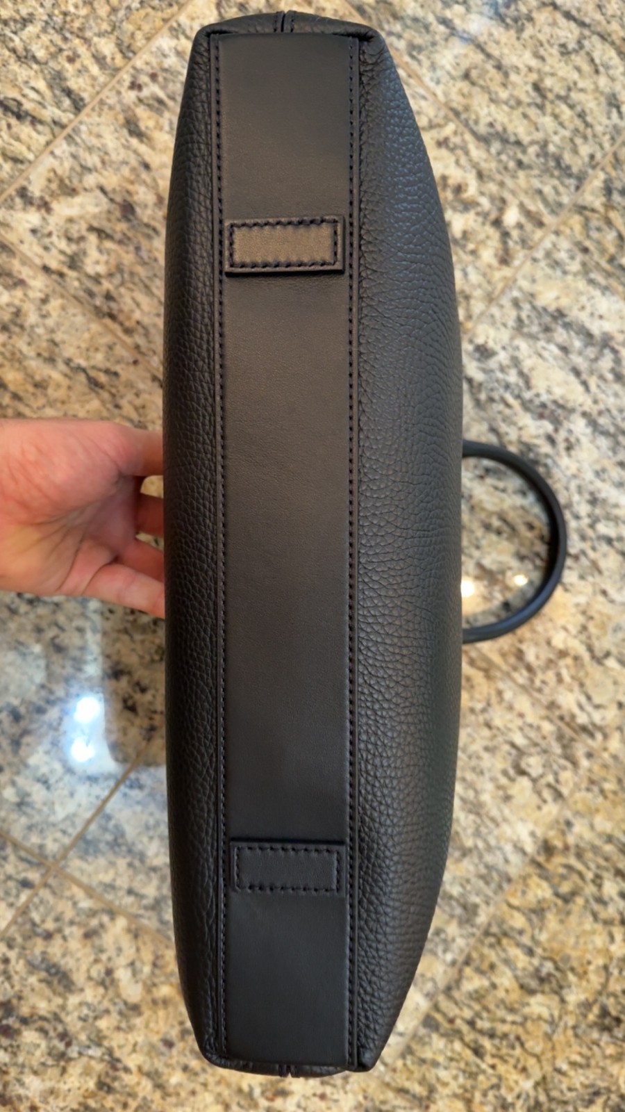HUGO BOSS MORVAL$499 Document Case Genuine Leather Briefcase Business Laptop Bag
