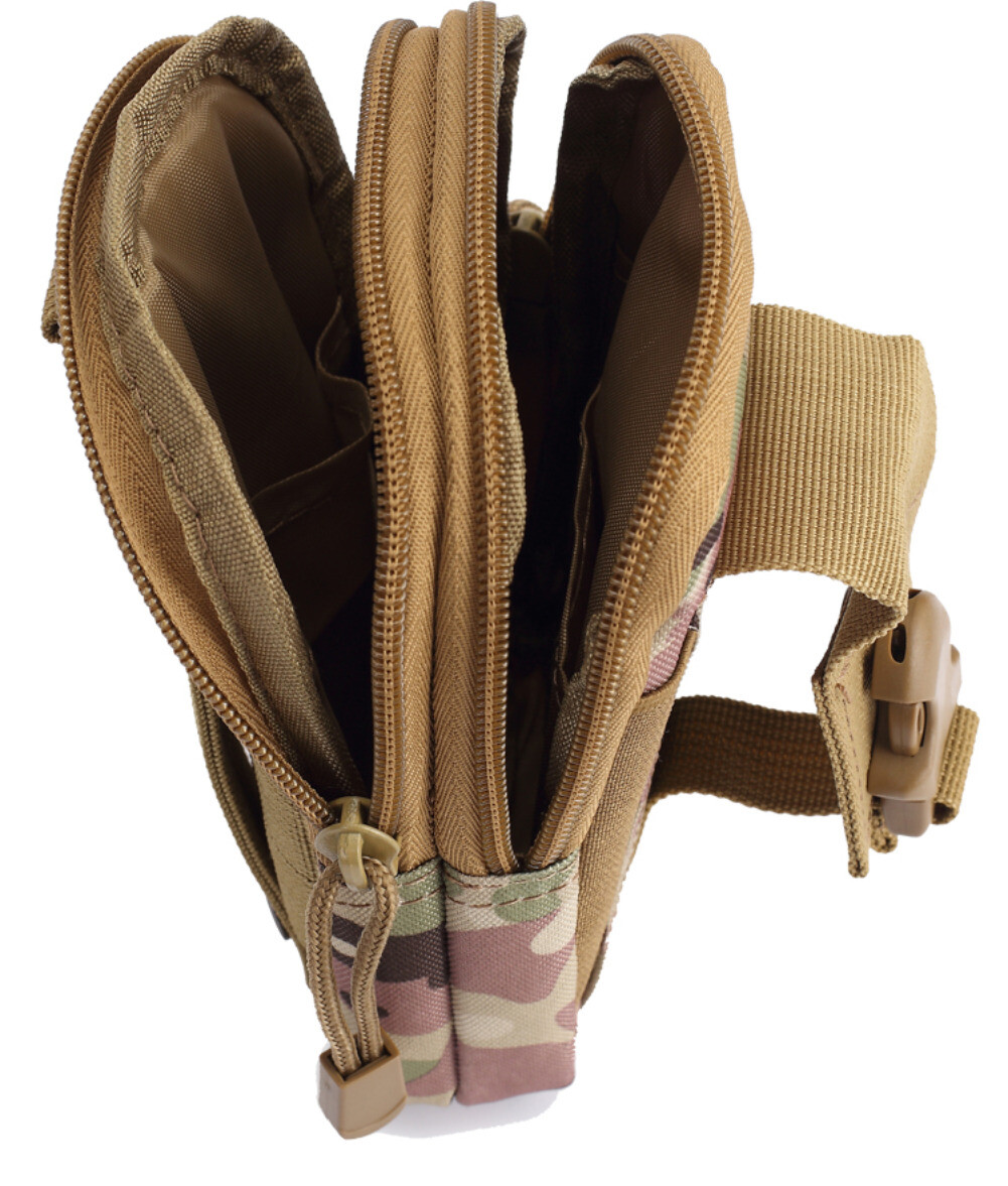 Men’s Tactical Molle Pouch EDC Military Pocket Waist Belt Waist Fanny Bags Pack