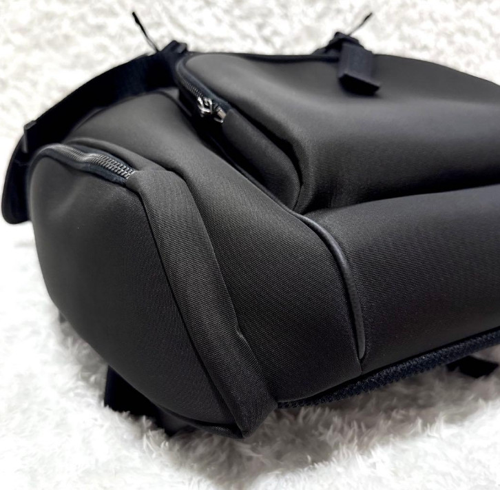 Ferrari Purosangue Black Leather Backpack with Storage Bag Original Genuine